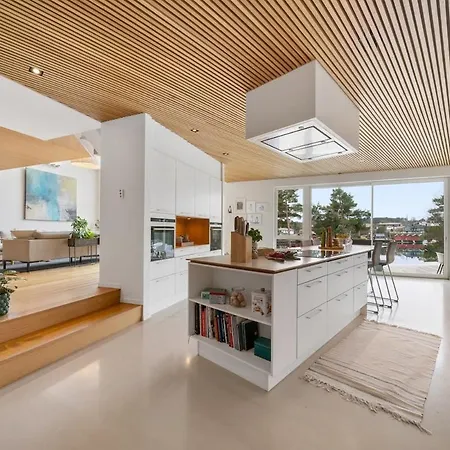 Вилла Villa Vy - Beach House In Bergen