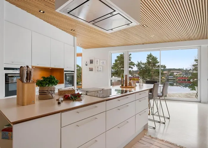 Вилла Villa Vy - Beach House In Bergen