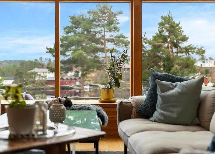 וילה Villa Vy - Beach House In Bergen *