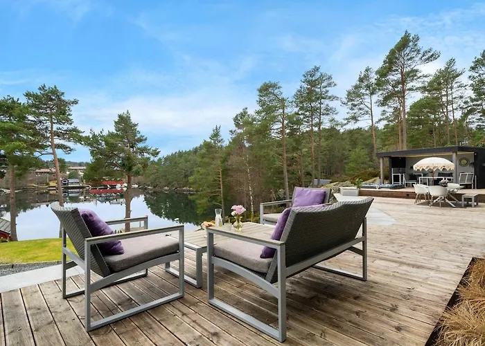 Вилла Villa Vy - Beach House In Bergen *