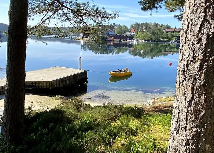 Вилла Villa Vy - Beach House In Bergen *